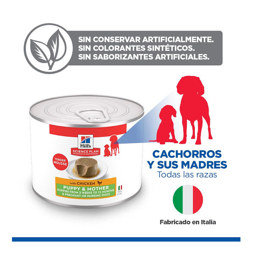 200 g Hill's Science Plan PuppyeMother Mousse de Frango em lata para c&atilde;es , , large Imagem n&uacute;mero 5