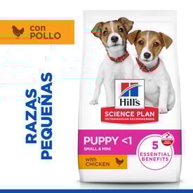 Hill's Puppy Smal y Mini Science Plan Frango ração