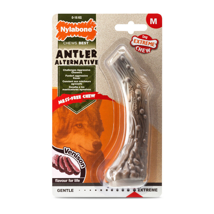 Nylabone Antler Alternative osso mordedor de nylon para c&atilde;es, , large Imagem n&uacute;mero 3