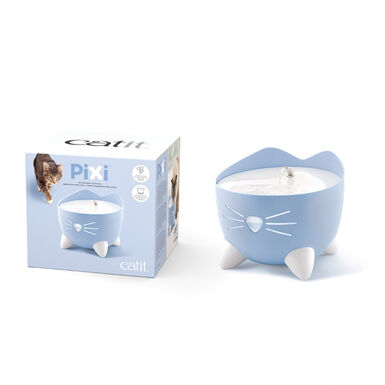 Catit PIXI Fonte Bebedouro Azul para gatos
