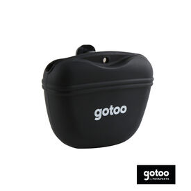 Gotoo Porta Snacks de silicone preto para cães