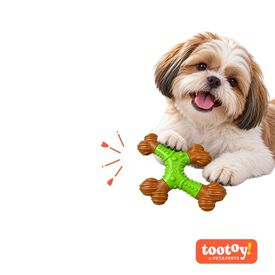 Tootoy! Chew Mordedor Osso de Ma&ccedil;&atilde; para c&atilde;es