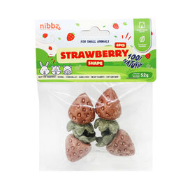 Nibbz Morangos 3D Comestíveis Suplemento alimentar para roedores