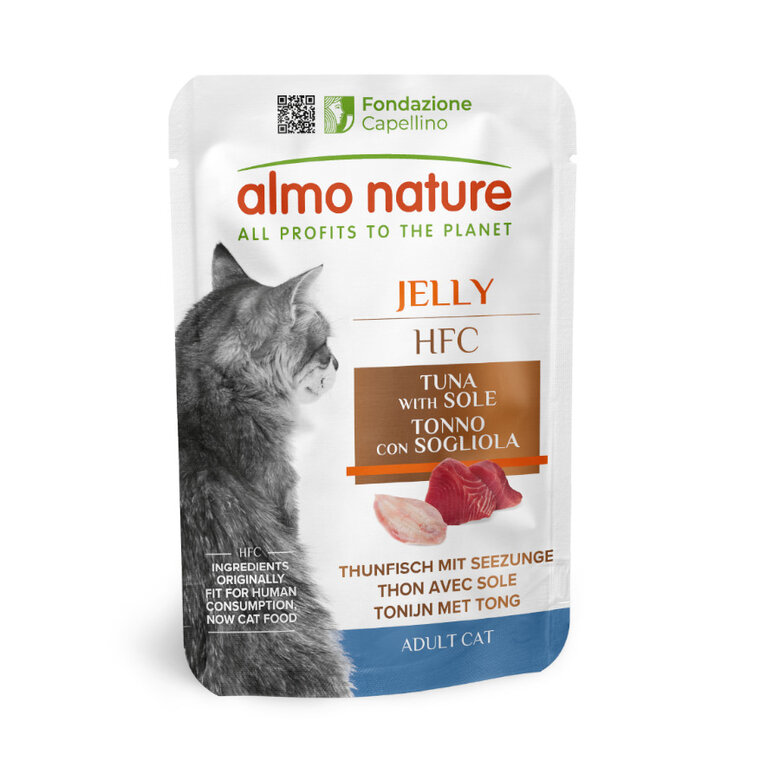 55 g  Almo Nature HFC Atum com Linguado em sachê de gelatina para gatos,  Imagem número 1 55 g  Almo Nature HFC Atum com Linguado em sachê de gelatina para gatos, , large Imagem número 1