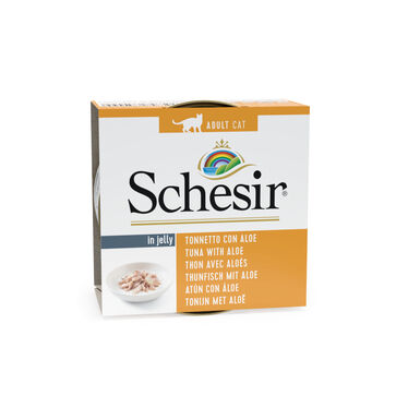 Schesir Adult Atum com Aloé lata para gatos