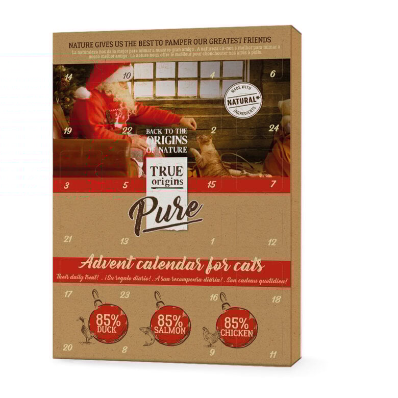 100 g True Origins Pure Calendario Adviento para gatos,  Imagem número 1 100 g True Origins Pure Calendario Adviento para gatos, , large Imagem número 1