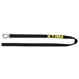 X-TRM Neon Flash Trela comprida preta para cães 
