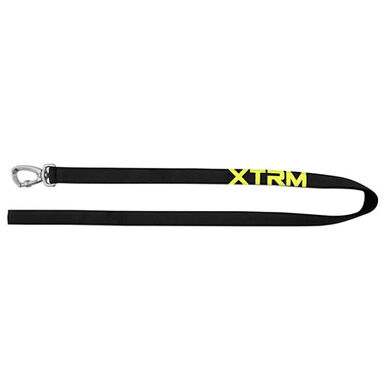 X-TRM Neon Flash Trela comprida preta para cães 