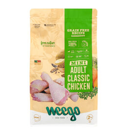 Weego Grain Free Mini Adult Classic Ração de frango para cães