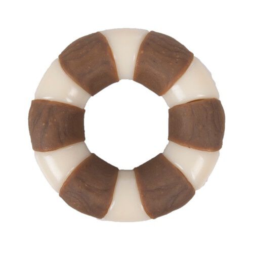 Flamingo nylon y piel anillo masticable perros Imagem n&uacute;mero 1