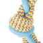 Tootoy! Pull Multi-texture Rope Azul Mordedor corda para cães, , large Indicador imagem número 2