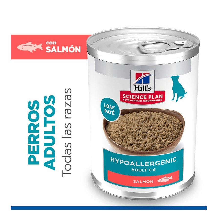 363 g Hill's Science Plan Hypoallergenic Alimento H&uacute;mido com Salm&atilde;o para C&atilde;es Adultos, , large Imagem n&uacute;mero 2