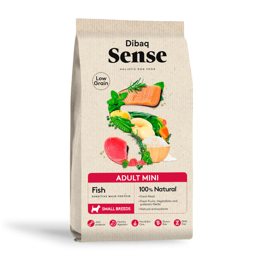 Dibaq Sense Low Grain Adult Mini Ra&ccedil;&atilde;o de Peixe para c&atilde;es, , large Imagem n&uacute;mero 1