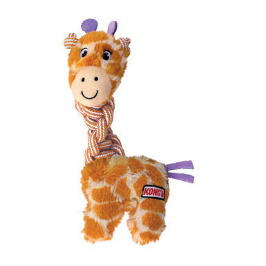 Kong Knots Twists Girafa / Flamingo de Peluche para cães