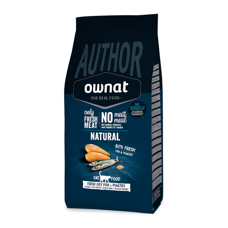 3 kg Ownat Author Peixe Fresco e Aves ra&ccedil;&atilde;o para gatos , , large Imagem n&uacute;mero 1