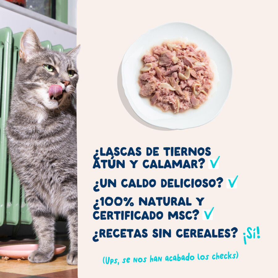 70 g Edgard & Cooper Alimento h&uacute;mido de atum e lula em lata para gatos, , large Imagem n&uacute;mero 4