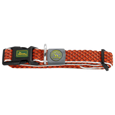 Hunter Hilo Vario Basic Coleira Laranja para cães