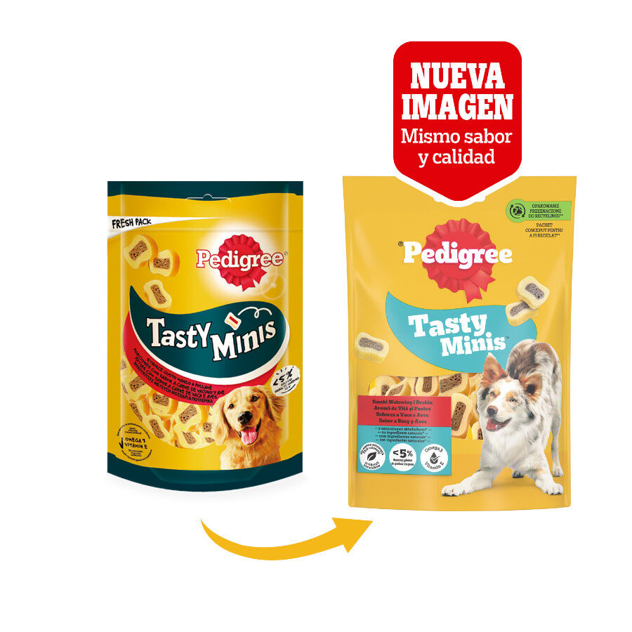 155 g Pedigree Tasty Mini Snacks Sabor Boi e Ave para C&atilde;es, , large Imagem n&uacute;mero 2
