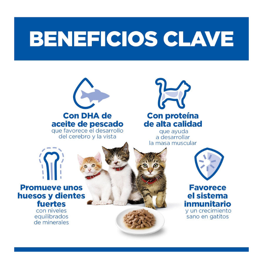 85 g Hill's Science Plan Kitten Frango saqueta em molho, , large Imagem n&uacute;mero 4