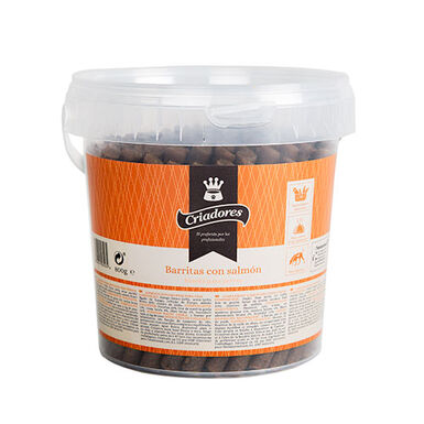 Criadores snack barritas com salmão para cães