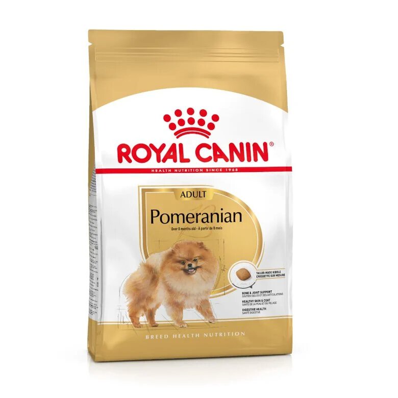 3 kg Royal Canin Pomeranian Adult ração para cães,  Imagem número 1 3 kg Royal Canin Pomeranian Adult ração para cães, , large Imagem número 1