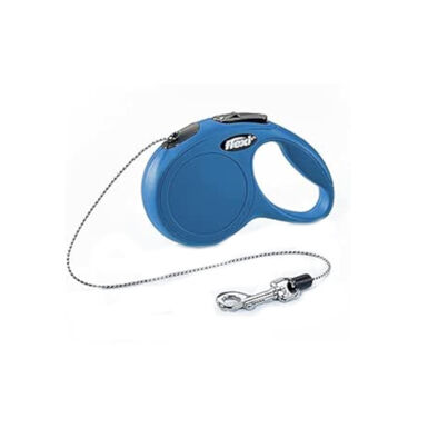 Flexi New Classic Trela Extensivel azul para gatos