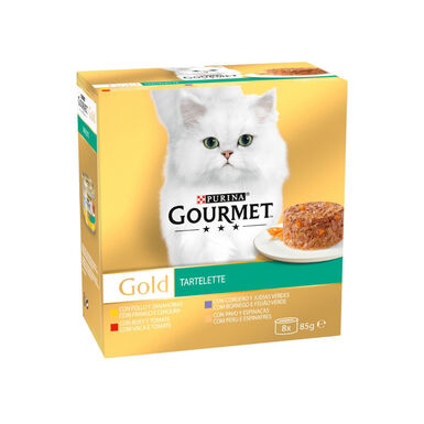 Gourmet Gold Tartelette de carne lata para gatos