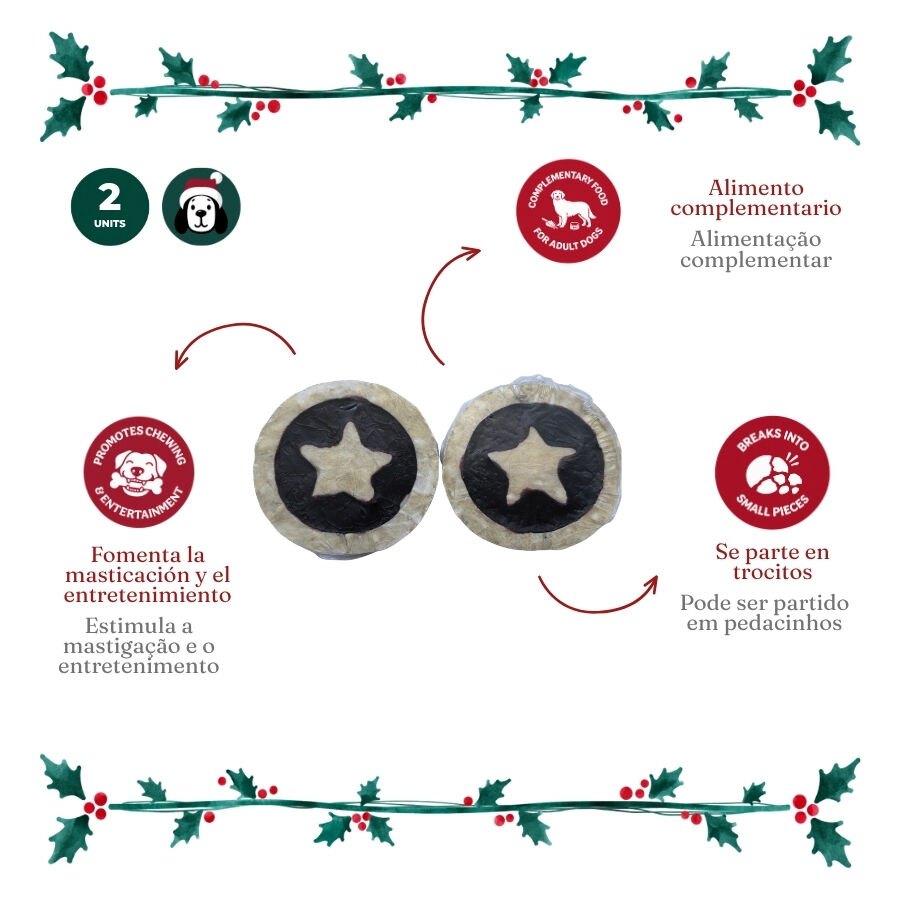 1 pack x 2 uns. Wonder Christmas Bolinhos Mastig&aacute;veis Snacks para C&atilde;es, , large Imagem n&uacute;mero 3