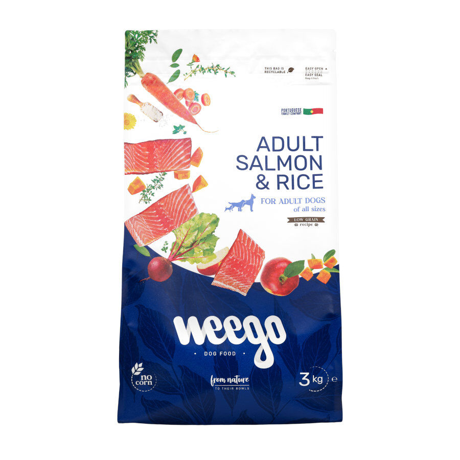 Weego Low Grain Ra&ccedil;&atilde;o de salm&atilde;o e arroz para c&atilde;es, , large Imagem n&uacute;mero 1