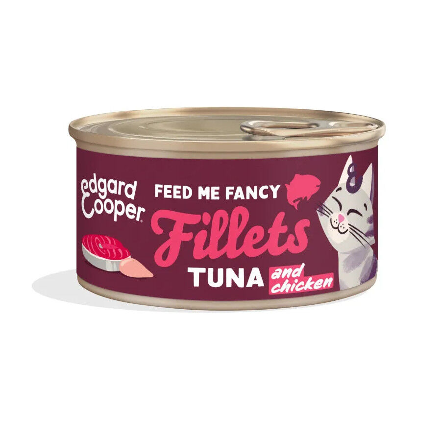 70 g Edgard & Cooper Alimento h&uacute;mido de atum e frango em lata para gatos, , large Imagem n&uacute;mero 1