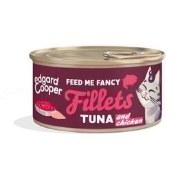 Edgard & Cooper Filetes de Atum e Frango em lata para gatos