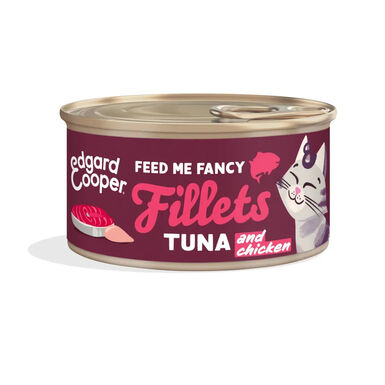 Edgard & Cooper Filetes de Atum e Frango em lata para gatos