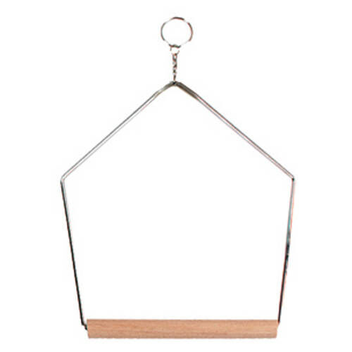 Flamingo palo de madera columpio para p&aacute;jaros Imagem n&uacute;mero 1