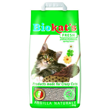 GimPet Biokat’s Fresh areia de aglomeração para gatos