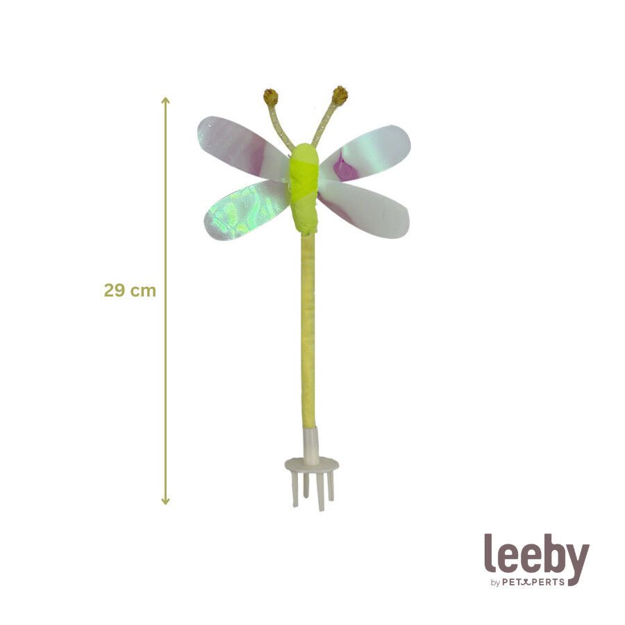 Leeby Babette borboleta em brinquedo interativo para gatos, , large Imagem n&uacute;mero 3