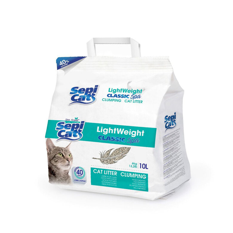 10 L Sepicat LightWeight Classic Spa Areia Aglomerante para gatos,  Imagem número 1 10 L Sepicat LightWeight Classic Spa Areia Aglomerante para gatos, , large Imagem número 1