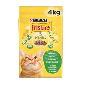 Friskies Coelho e Frango ração para gatos