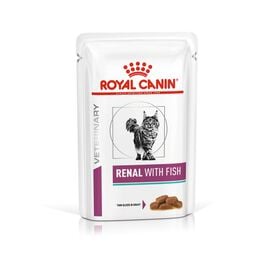 Royal Canin Veterinary Diet Renal Peixe saqueta para gatos