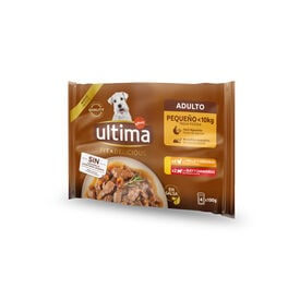 Ultima Fit & Delicious Adult Comida h&uacute;mida de frango e boi em saquetas para c&atilde;es