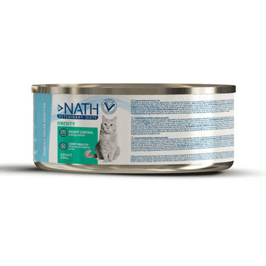Nath Veterinary Diets Obesity Cordeiro lata para gatos