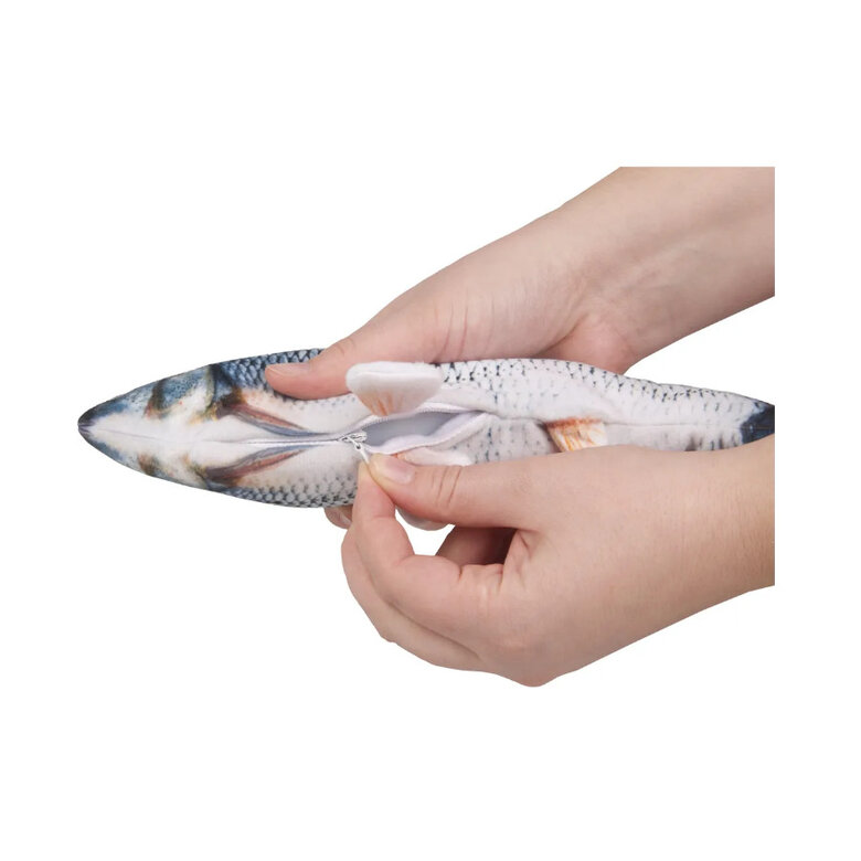 Flamingo Flounder Brinquedo em forma de Peixe Eléctrico para gatos,  Imagem número 3 Flamingo Flounder Brinquedo em forma de Peixe Eléctrico para gatos, , large Imagem número 3