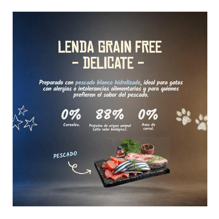 2 Kg Lenda Grain Free Ra&ccedil;&atilde;o de Peixe Branco para gatos, , large Imagem n&uacute;mero 4