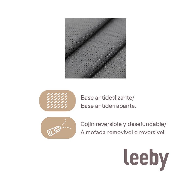 Leeby Alcofa com Capa Amovível Branca com Ouriços para cães,  Imagem número 5 Leeby Alcofa com Capa Amovível Branca com Ouriços para cães, , large Imagem número 5