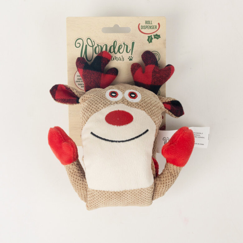 Wonder Christmas Rena Reversível Dispensador para Cães,  Imagem número 3 Wonder Christmas Rena Reversível Dispensador para Cães, , large Imagem número 3