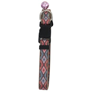 Nayeco Envy Knitting Coleira com Estampado Triangular para gatos
