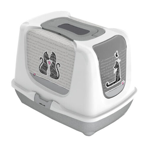 Moderna Trendy Cats in Love bandeja sanitaria gato Imagem n&uacute;mero 1