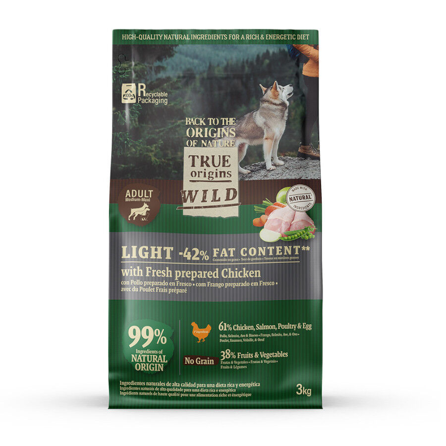 True Origins Wild Light ra&ccedil;&atilde;o de frango para c&atilde;es, , large Imagem n&uacute;mero 1