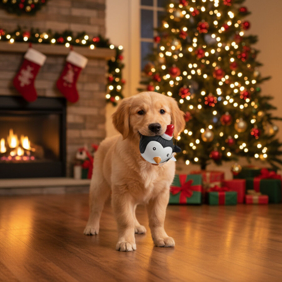 Wonder Christmas Bola Pinguim de Natal para C&atilde;es, , large Imagem n&uacute;mero 3