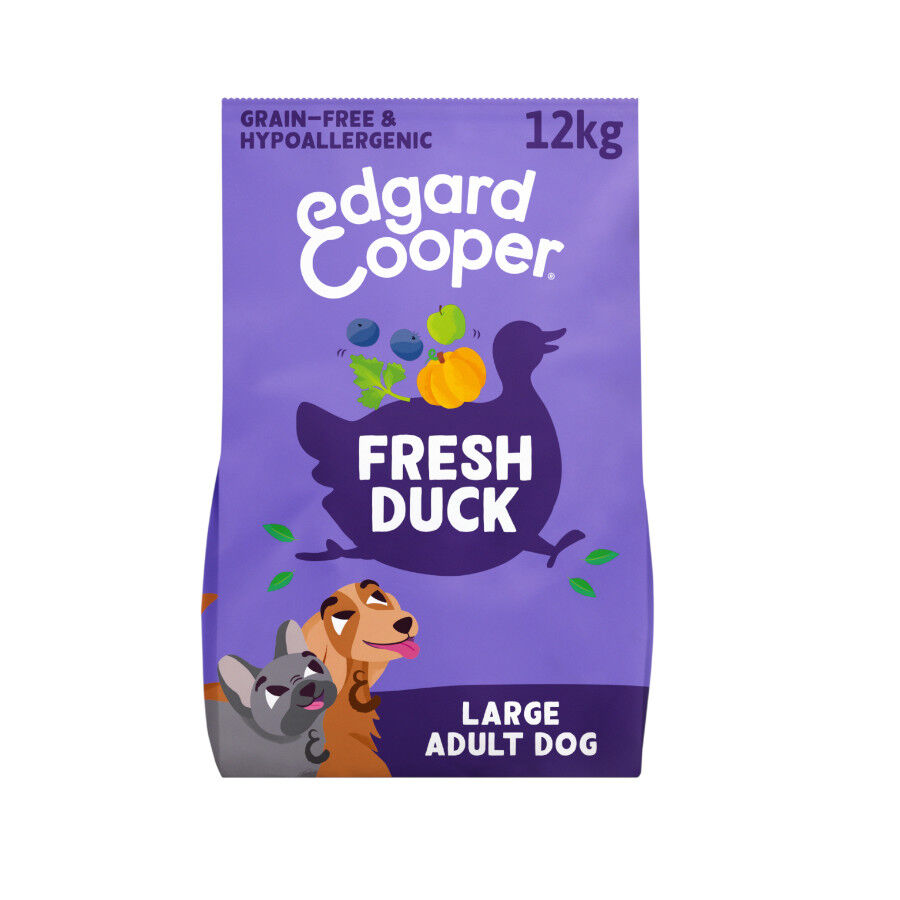 12 kg Edgard & Cooper Pienso Pato para perros adultos grandes, , large Imagem n&uacute;mero 1