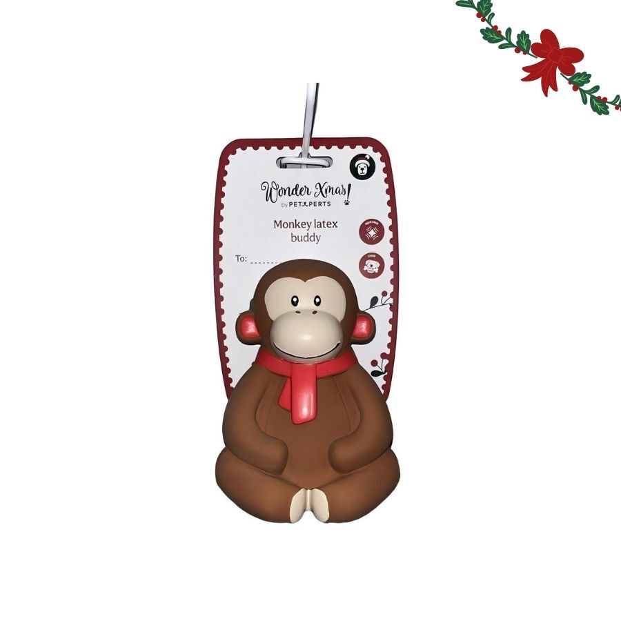 Wonder Christmas Macaco L&aacute;tex Brinquedo para c&atilde;es, , large Imagem n&uacute;mero 6